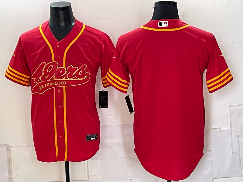 Men 2026 Nike San Francisco 49ers blank red NFL Jersey 0924006->kansas city chiefs->NFL Jersey